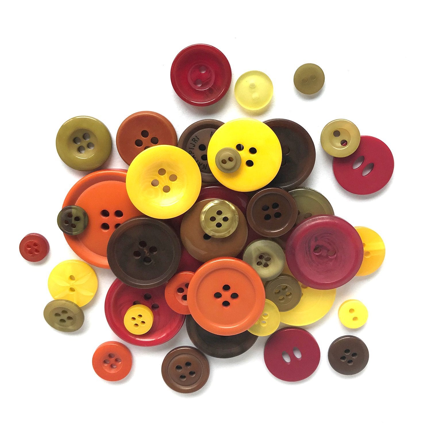 Hand-Dyed Assorted Buttons for Sale | Buttons Galore and More