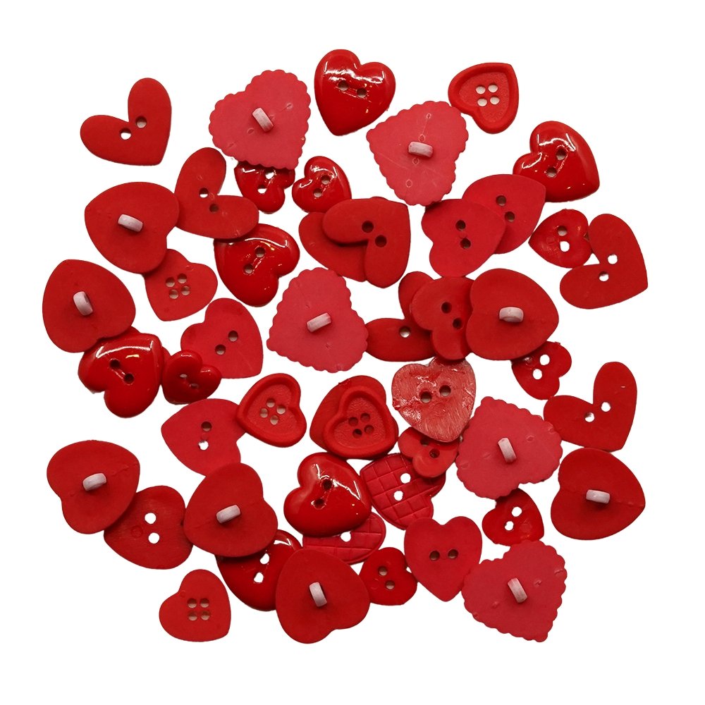 Heart Novelty Button Assortment Buttons Galore and More