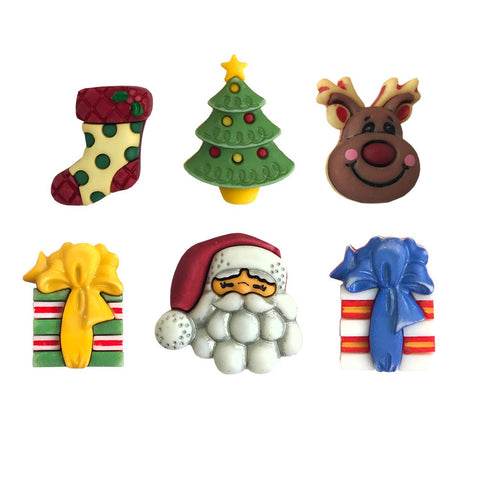 Here Comes Santa-CM100 - Buttons Galore and More