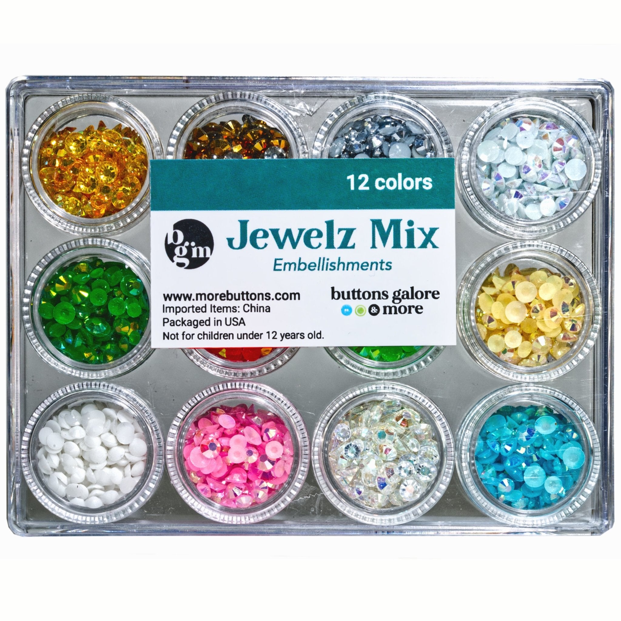 Holiday Jewelz Mix - Buttons Galore and More