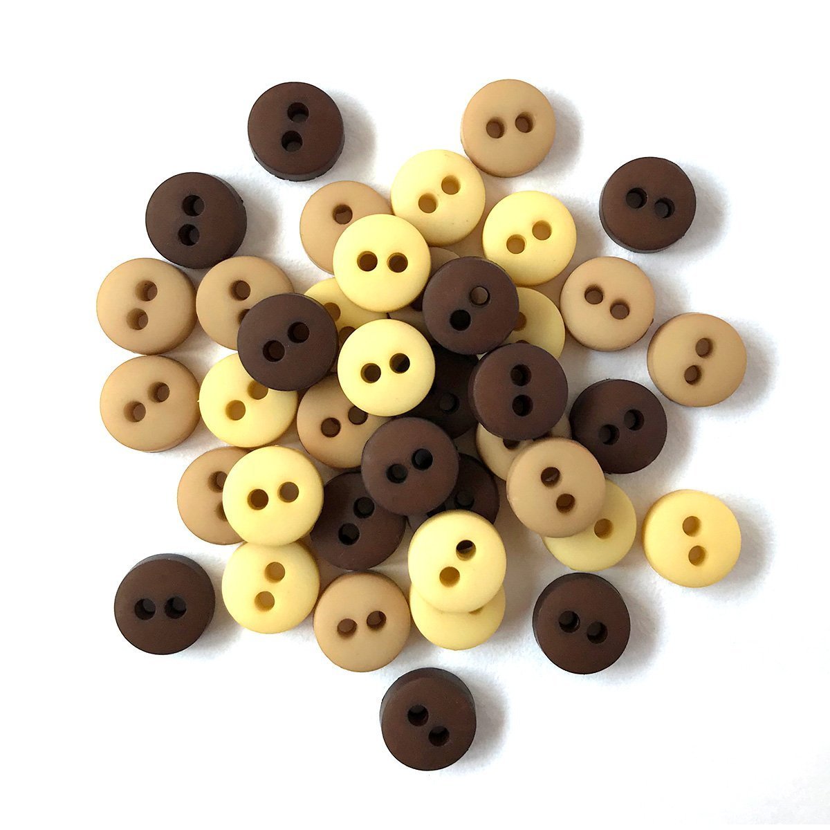 B095 4mm Heart Buttons Micro Mini Buttons Tiny Buttons Doll