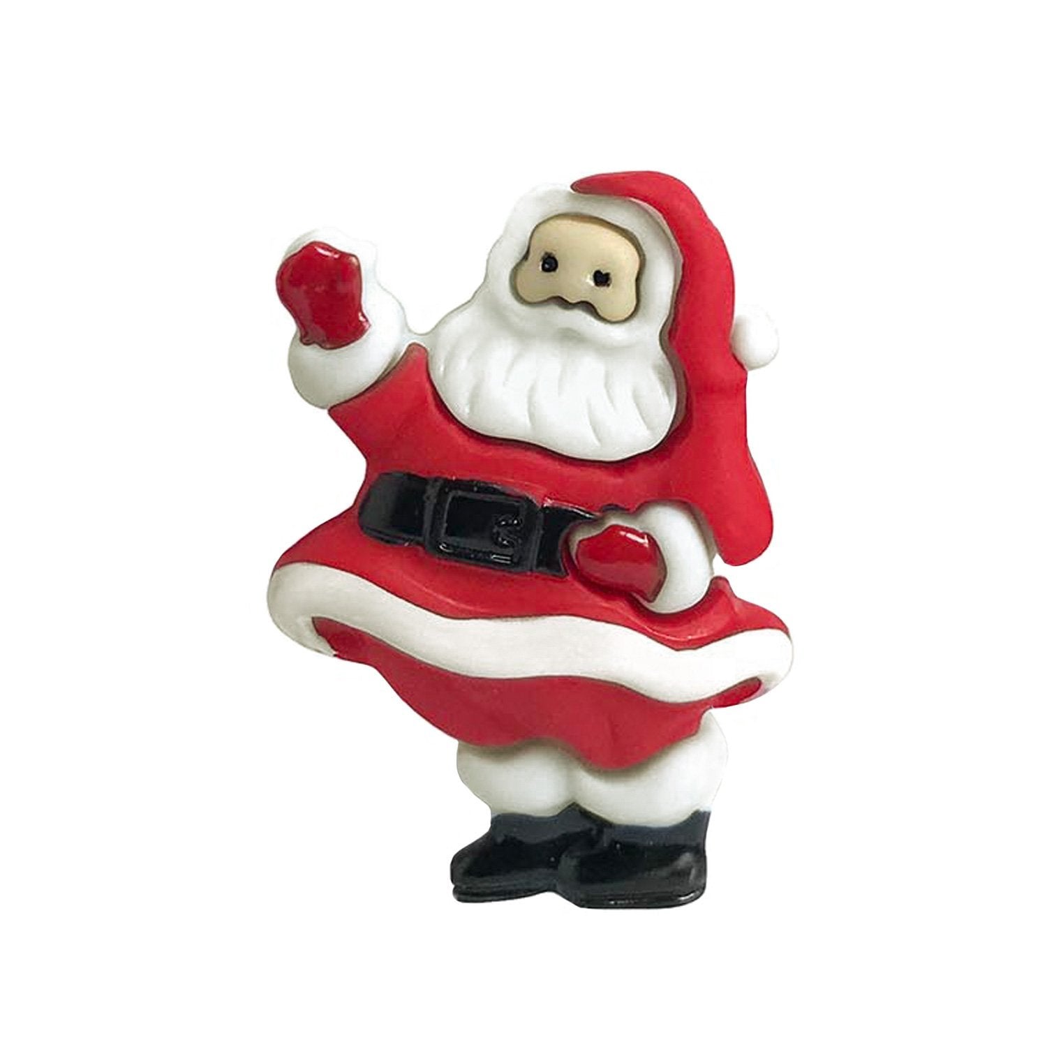 Christmas Buttons for Crafts - Jolly Saint Nick
