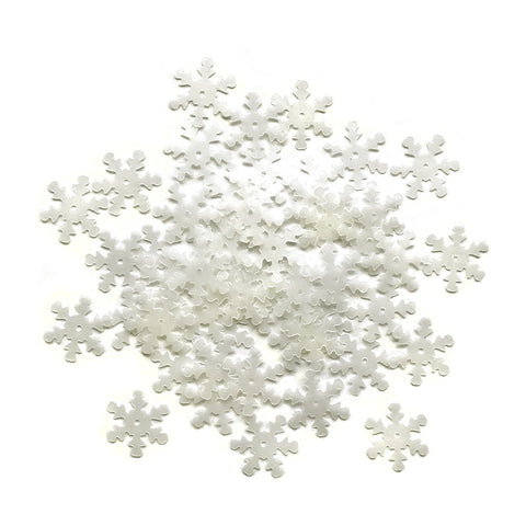 Large Snowflakes - Confetti Shapes - Buttons Galore and More