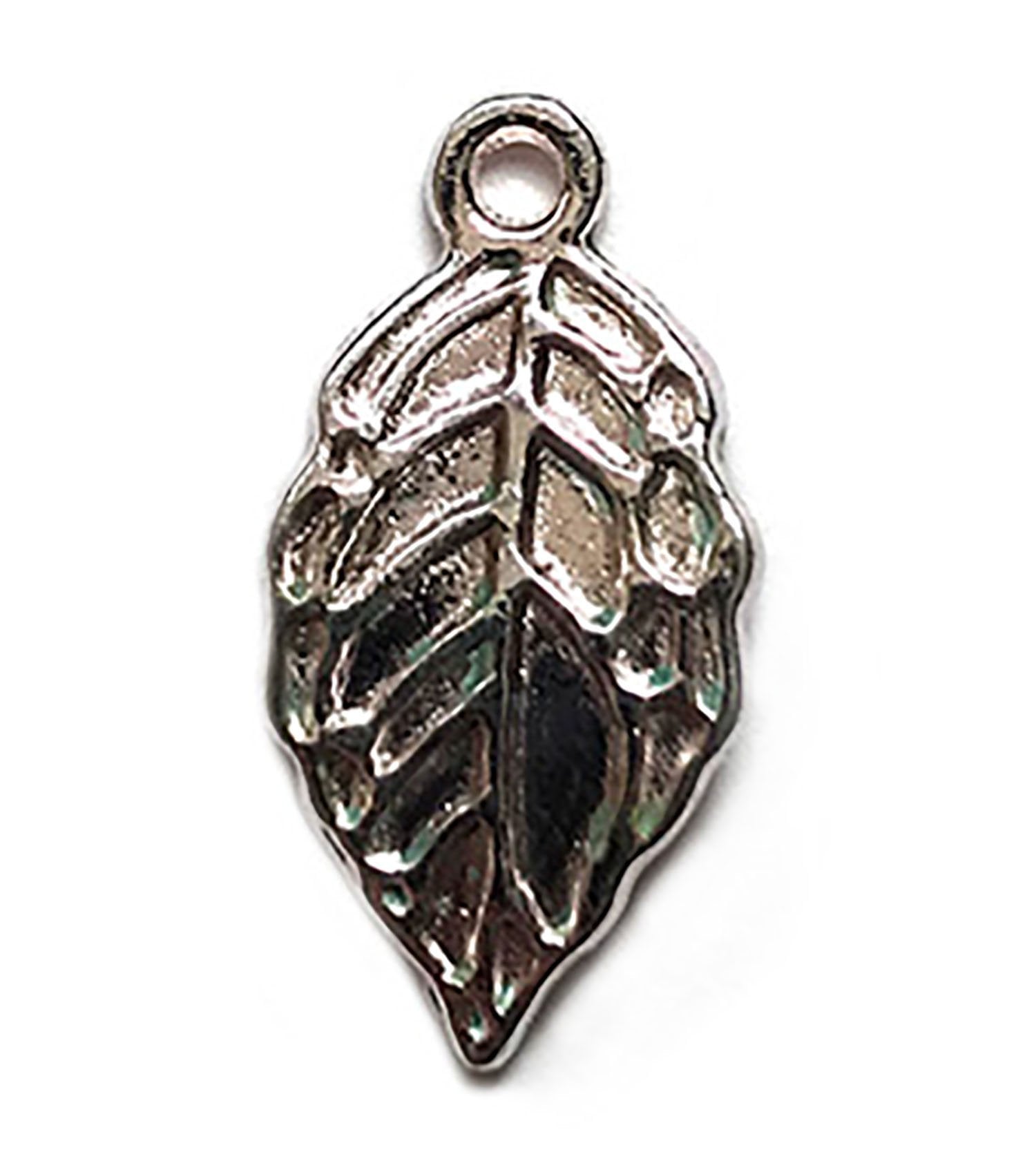Leaf Charm - Buttons Galore and More