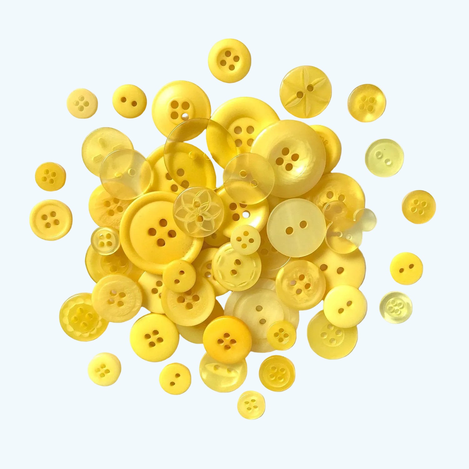 Yellow Bulk Buttons for Sewing & Button Crafts | Buttons Galore & More ...
