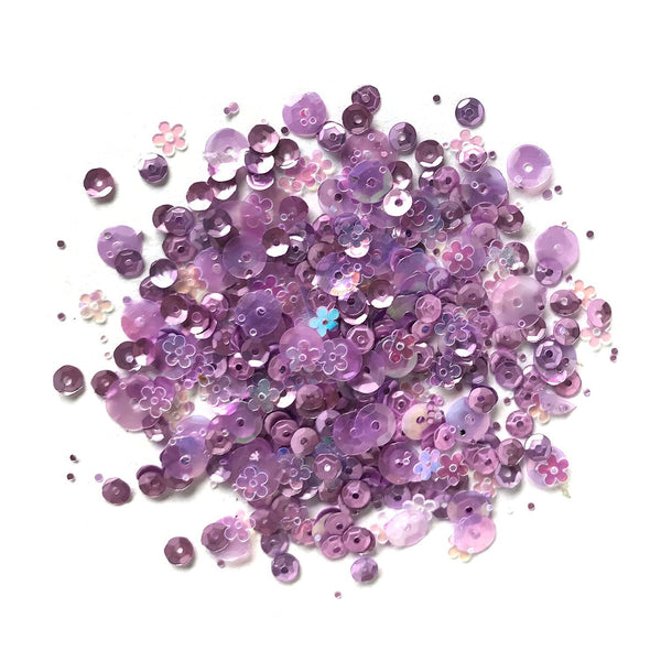 Lilac Sequins - 1