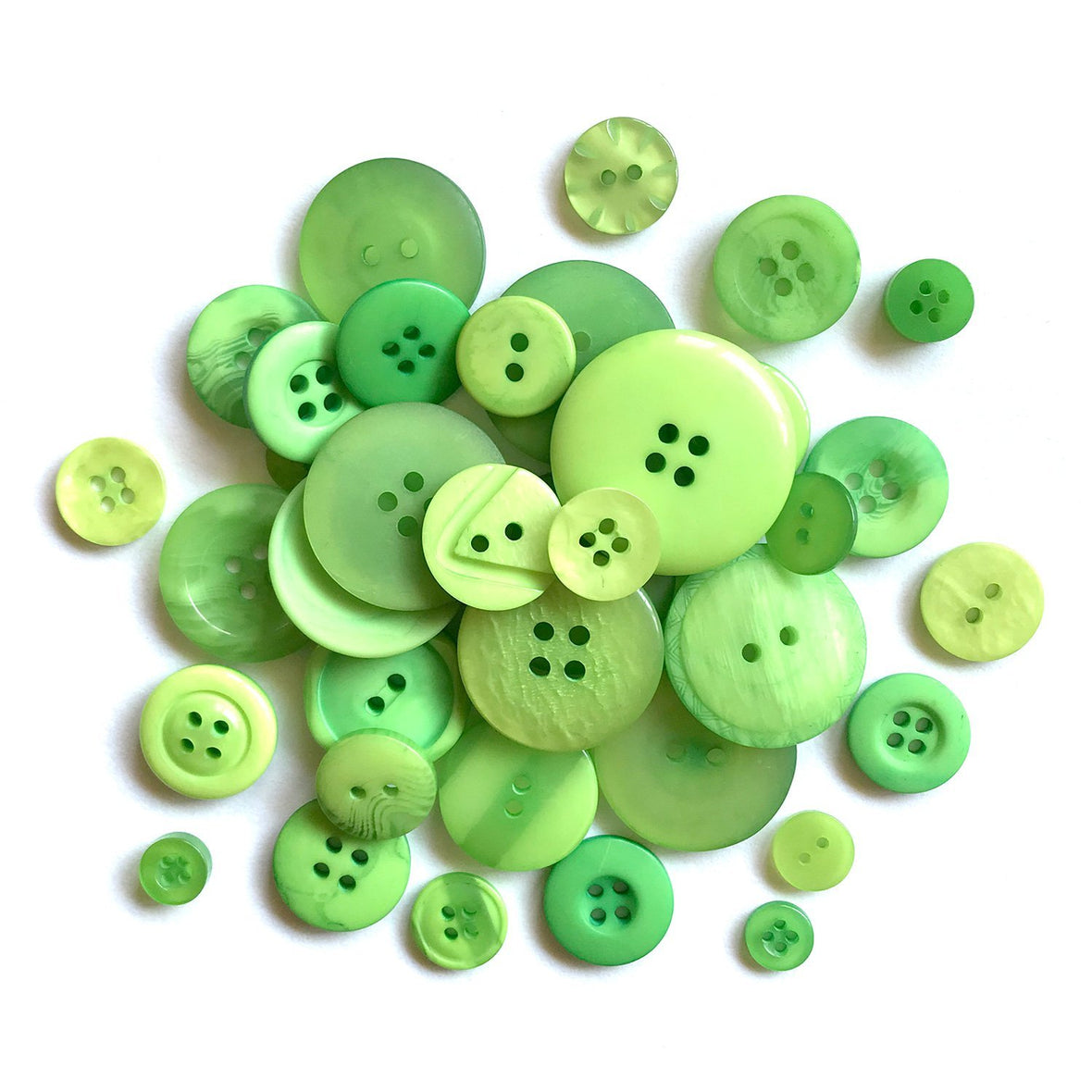 Green Bulk Buttons for Sewing & Button Crafts | Buttons Galore & More ...