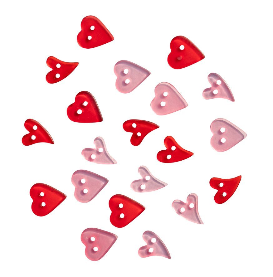Valentines Day Button and Embellishments for crafts, sewing, scrapbooks
