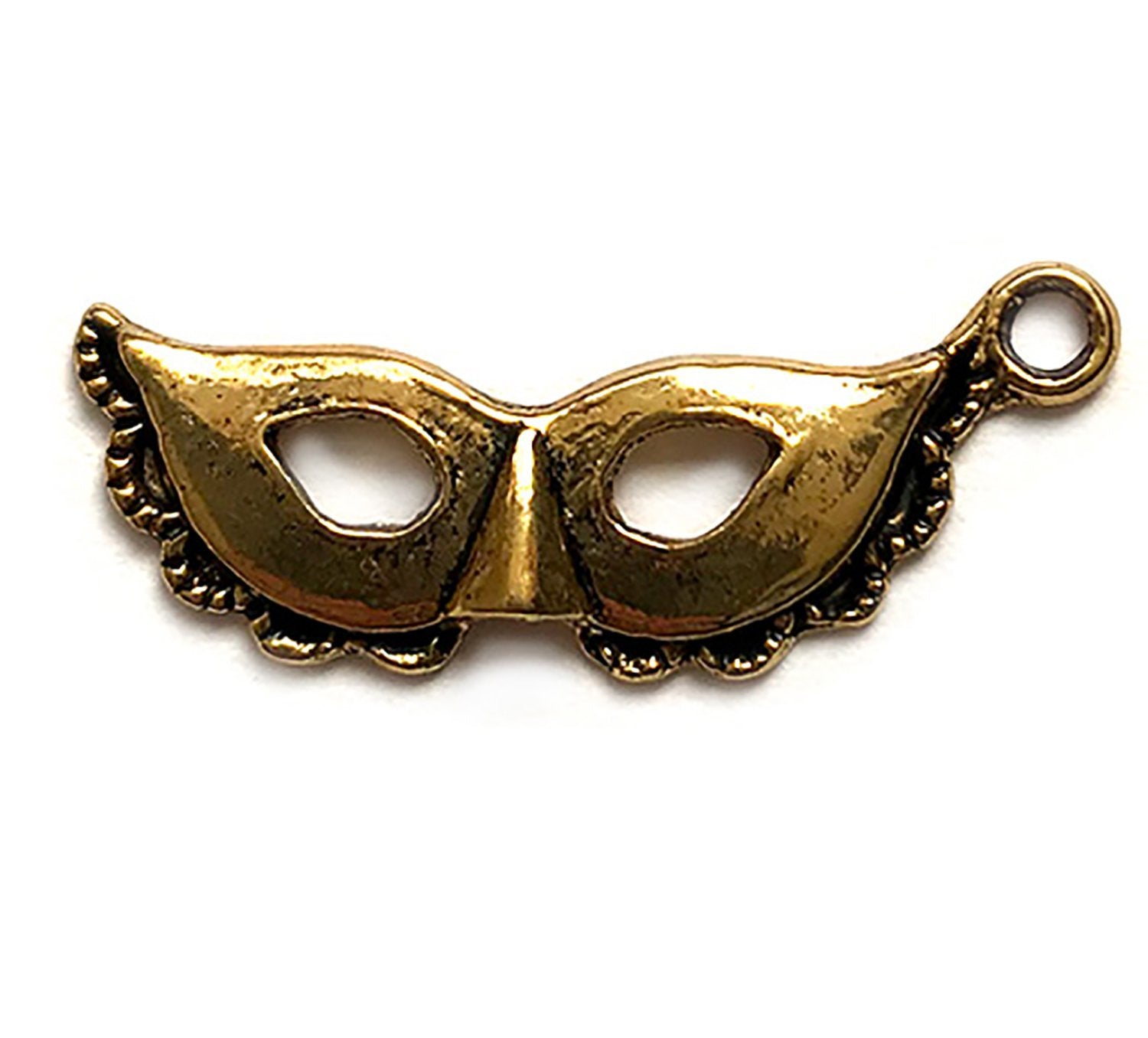 Mardi Gras Mask Charm - Buttons Galore and More