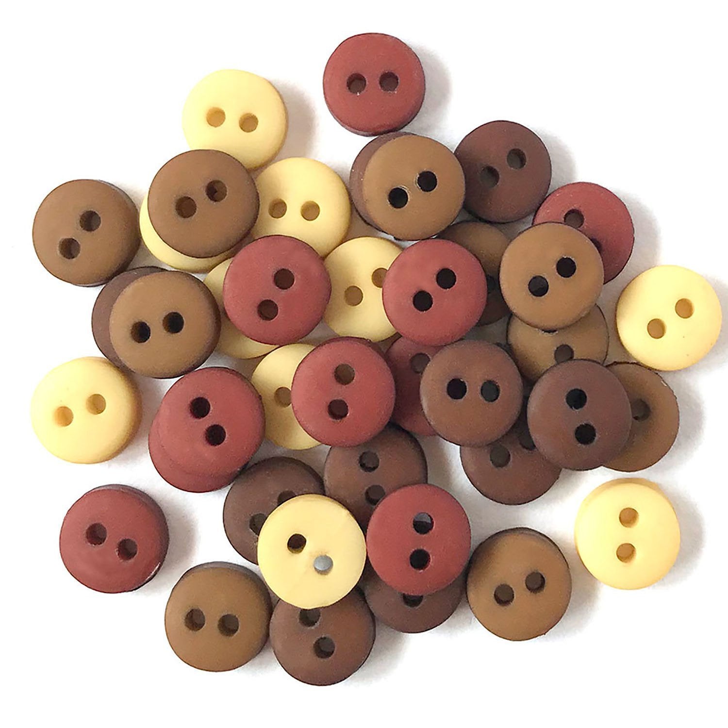 Buttons Galore Tiny Sewing Buttons - Natural – Buttons Galore and More