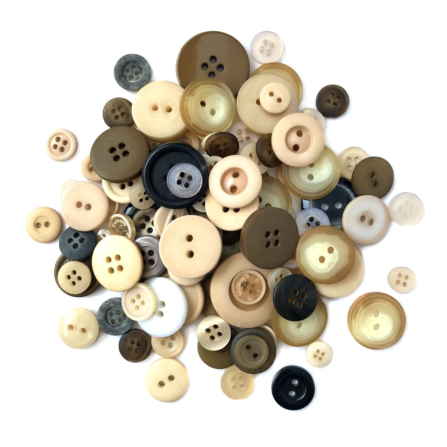 Buttons Galore Bright Color Grab Bag with Craft and Sewing Buttons 6-Ounce