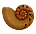 Nautilus Seashell 3D Bulk Buttons - 10