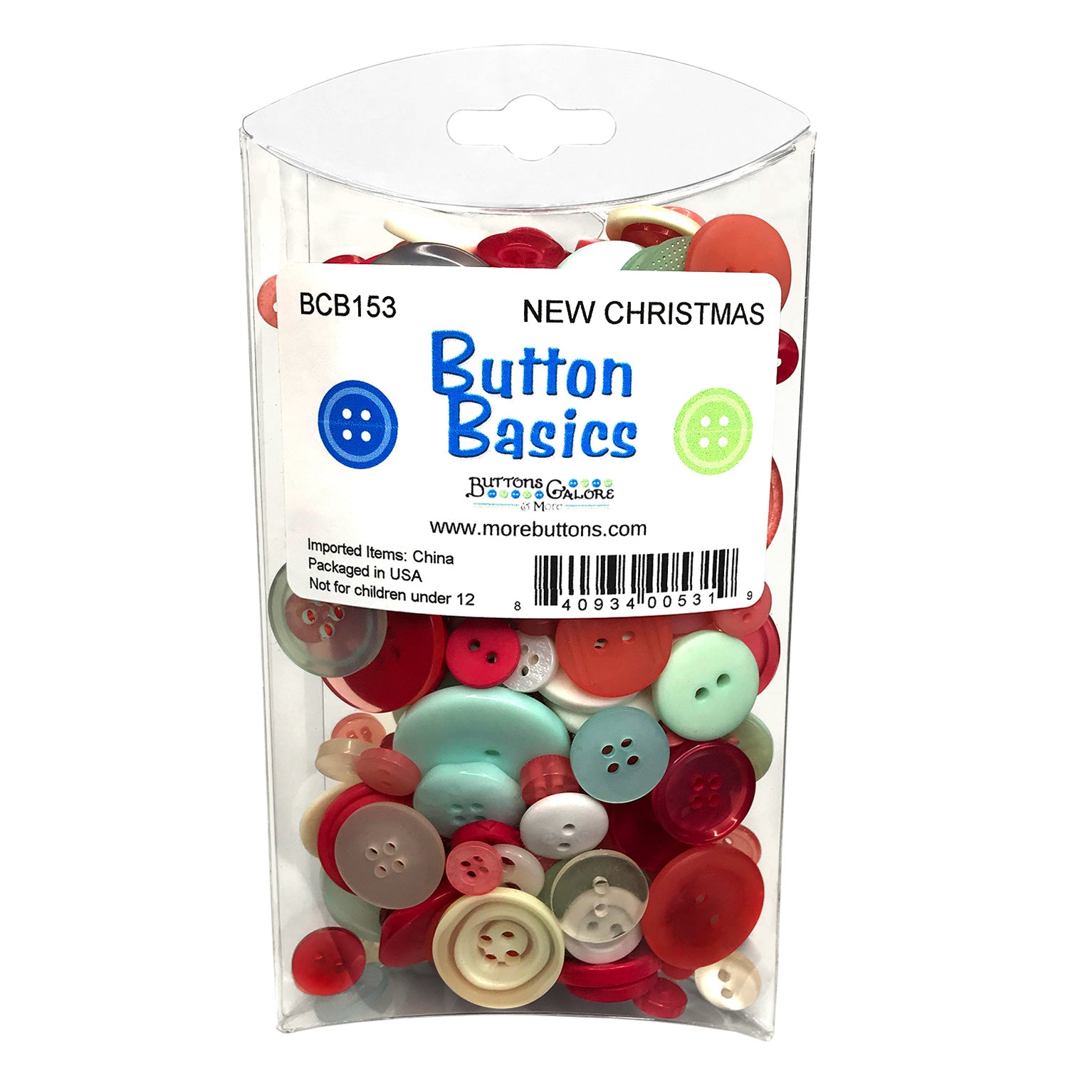 Red Buttons for Sewing, Craft and Quilts