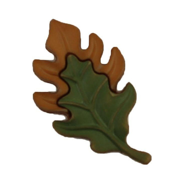 Oak Leaf 3D Bulk Button - 8