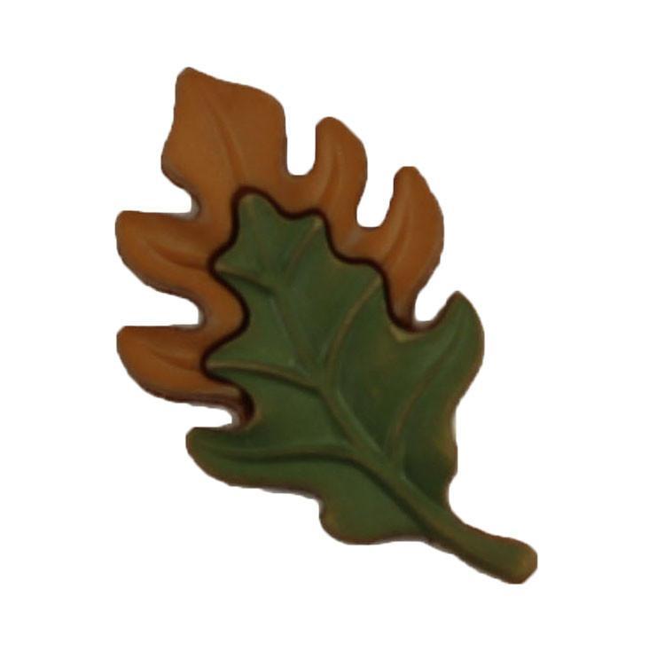 Oak Leaf Button - Buttons Galore and More