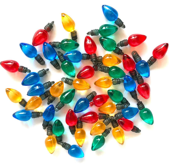 Old Fashioned Christmas Lights Assortment Buttons Galore and More