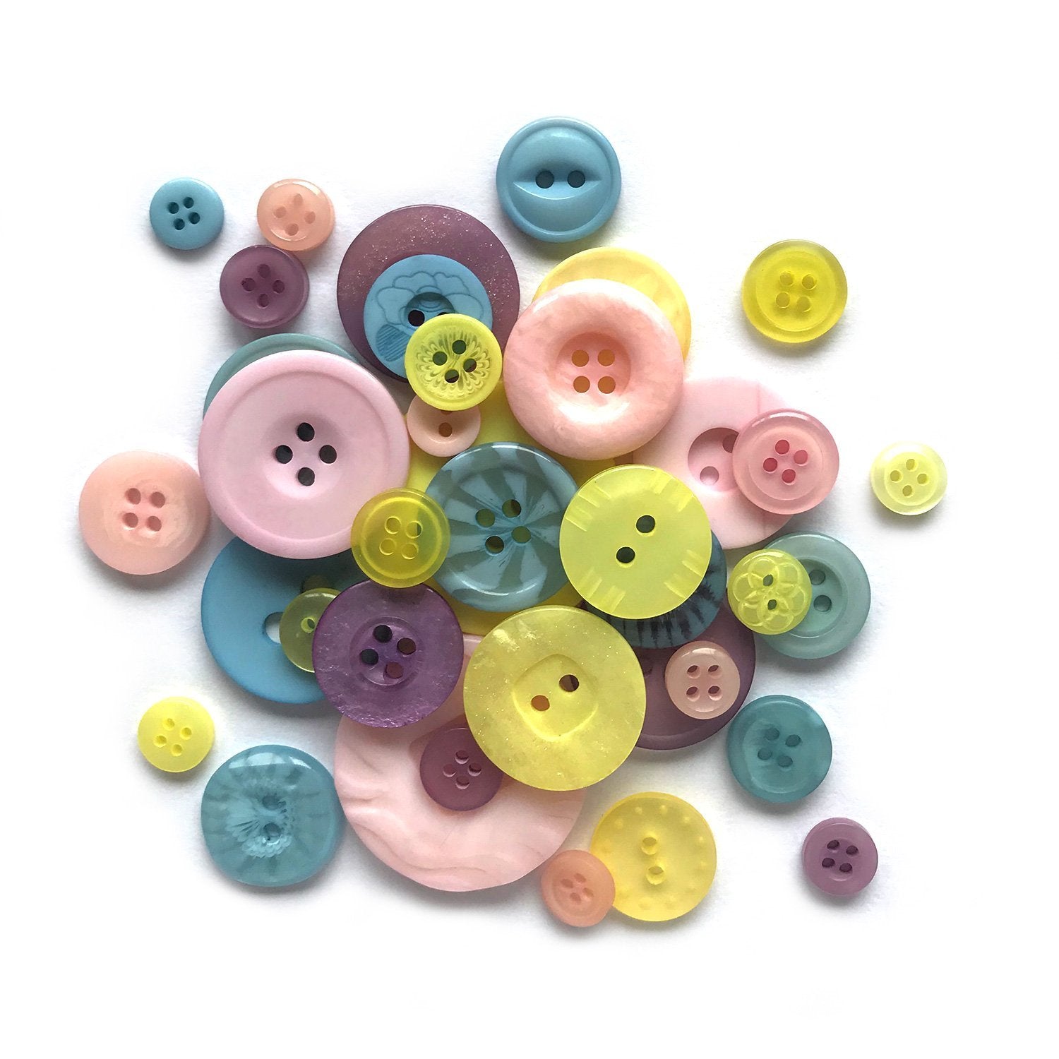 Hand-Dyed Assorted Buttons for Sale | Buttons Galore and More