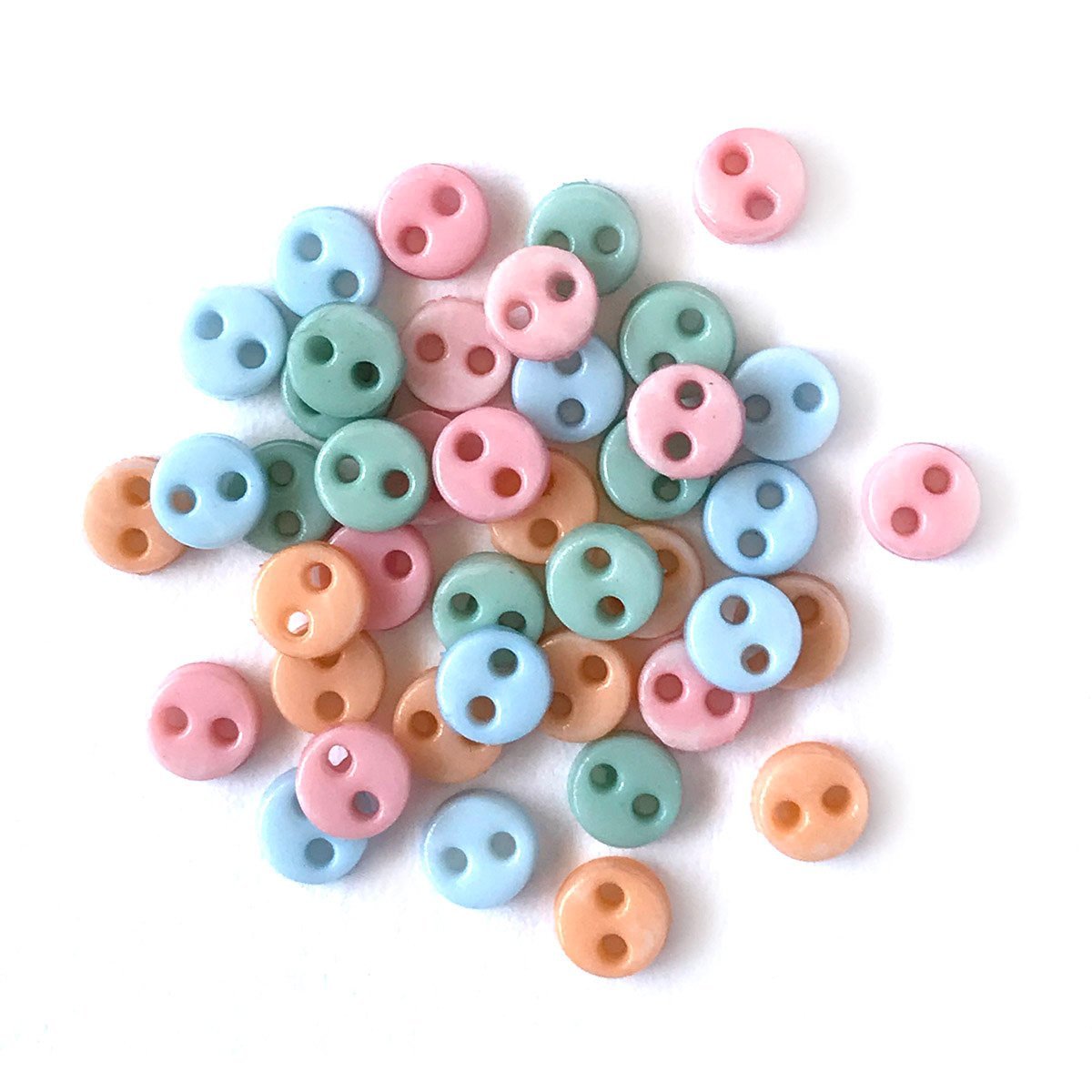 B125 Cute Paws Buttons 5mm Micro Mini Buttons Flower Buttons Tiny