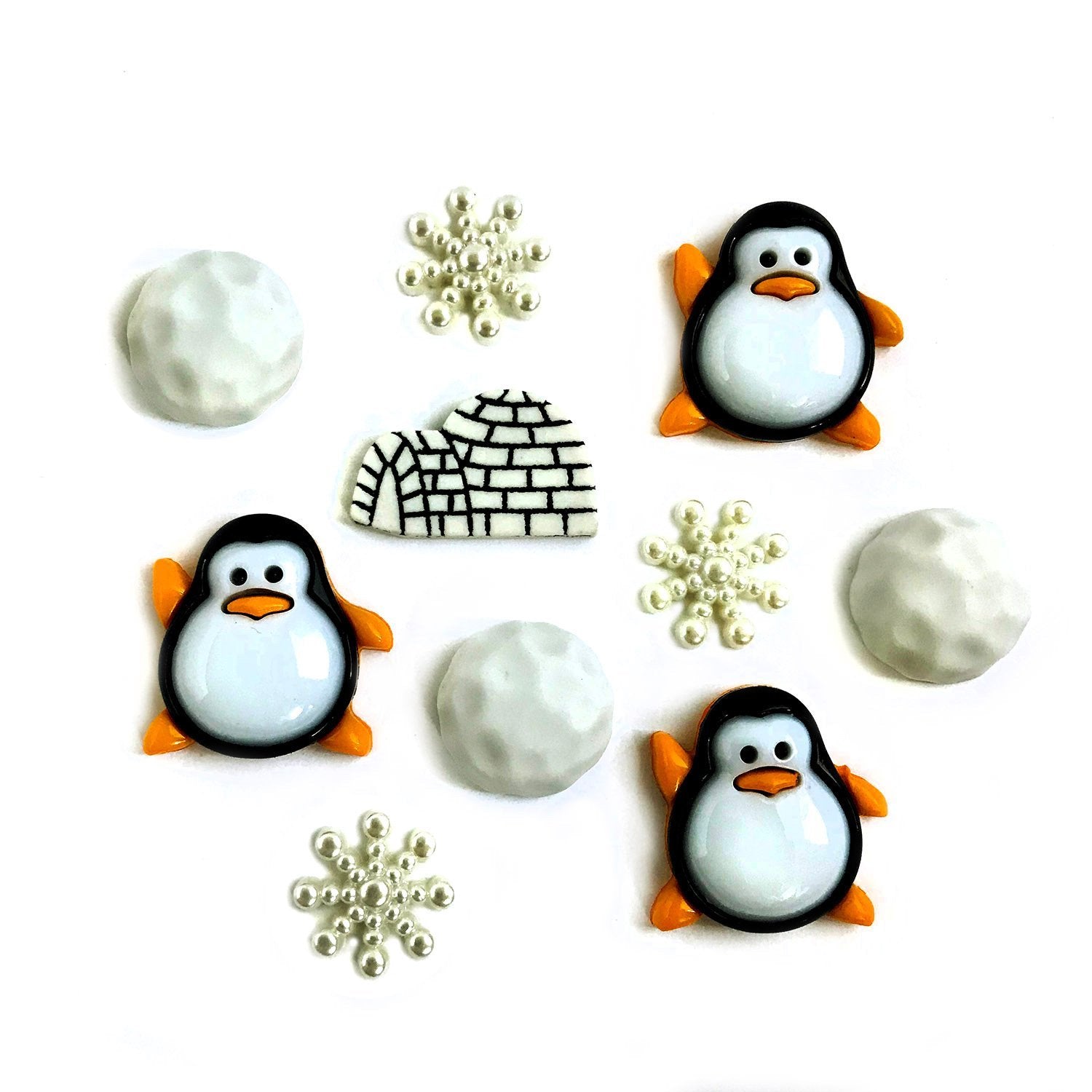 Penguin Pals-4819 - Buttons Galore and More