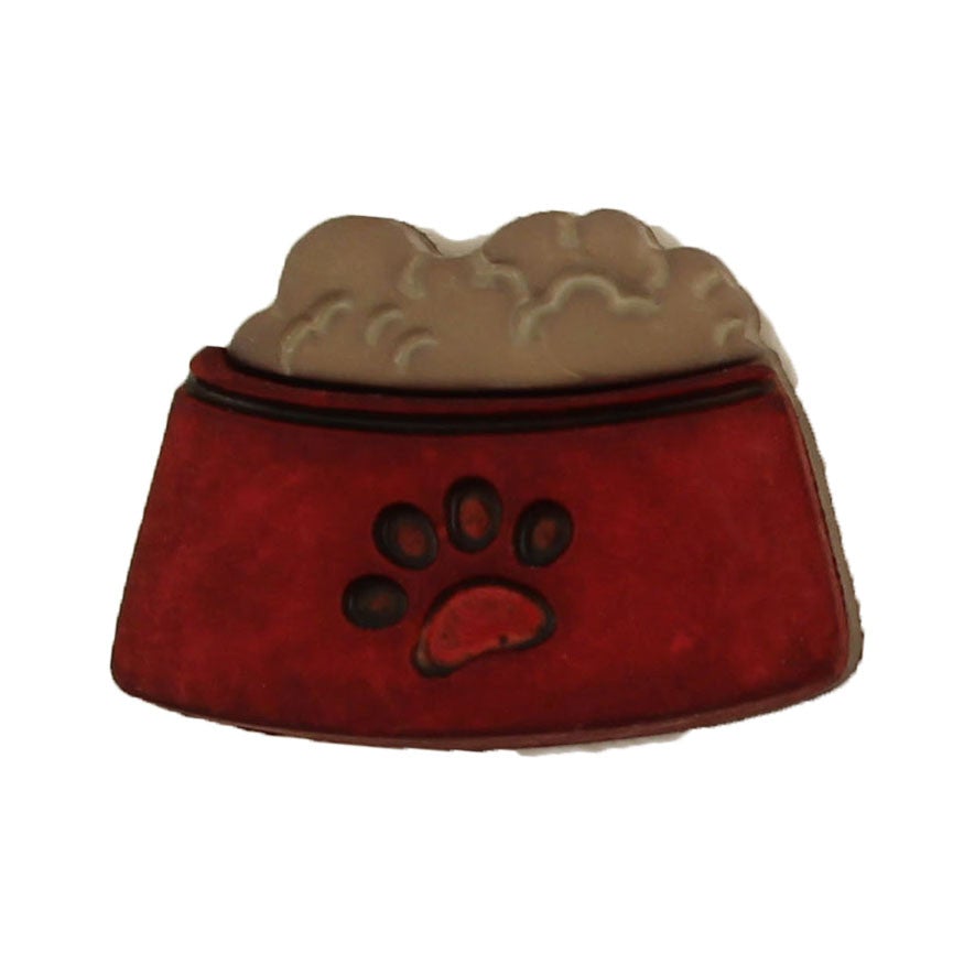 Pet Food Bowl - Buttons Galore and More