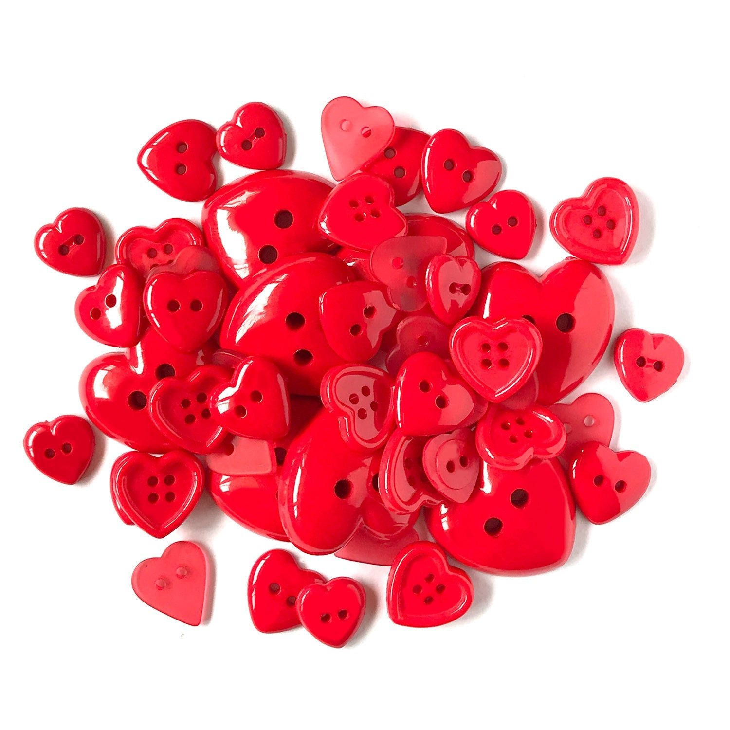 Red Heart Novelty Craft Buttons for Sewing & Crafts | Buttons Galore ...