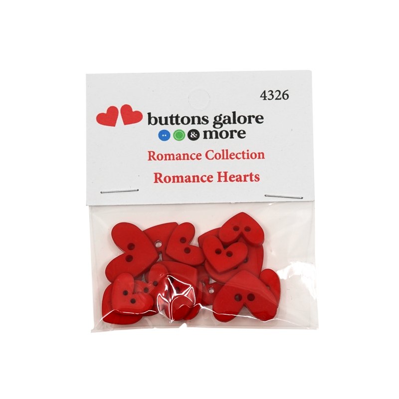 Romance Hearts - Buttons Galore and More