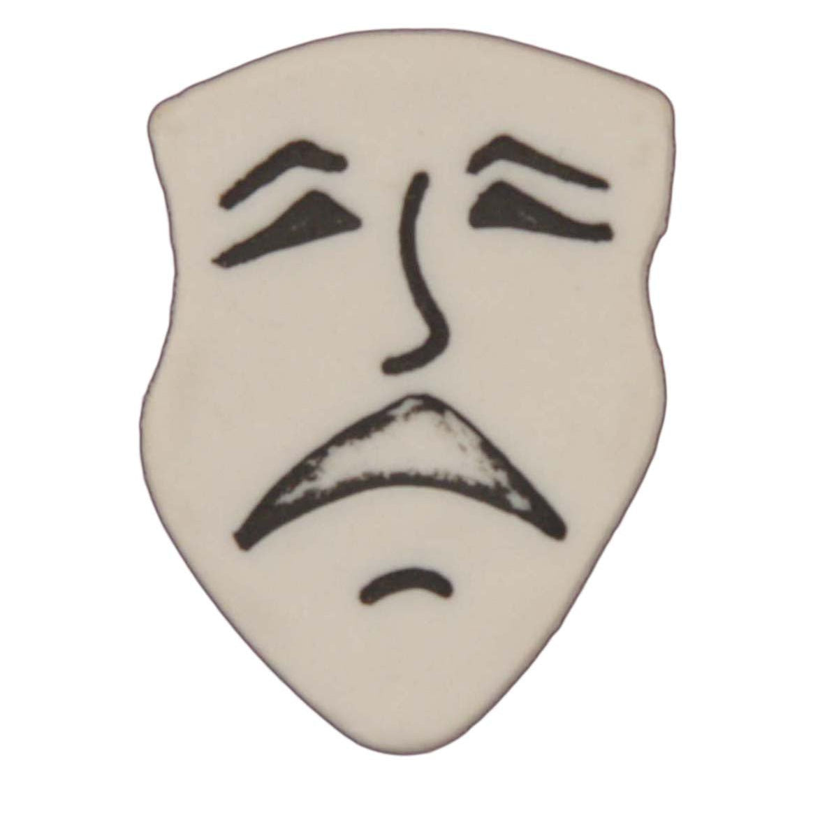 Sad Mask - B498 - Buttons Galore and More