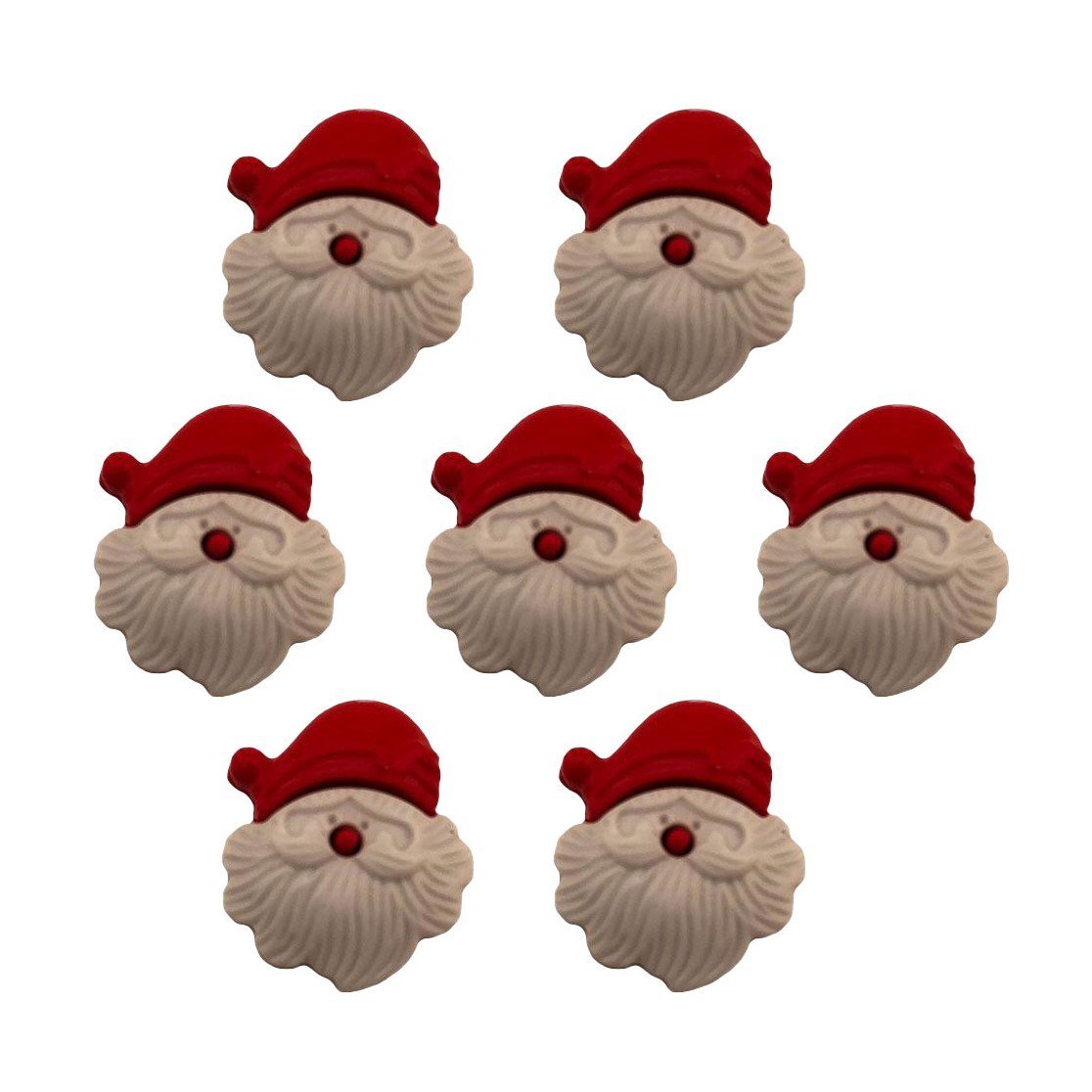 Santa Claus Christmas Buttons for Sewing & Craft | Buttons Galore ...