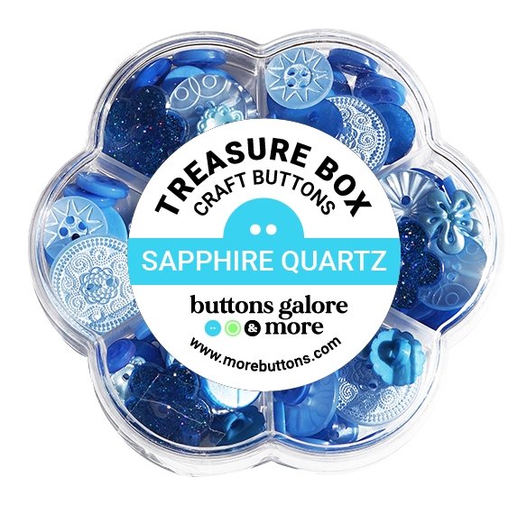 Sapphire Quartz - Buttons Galore and More