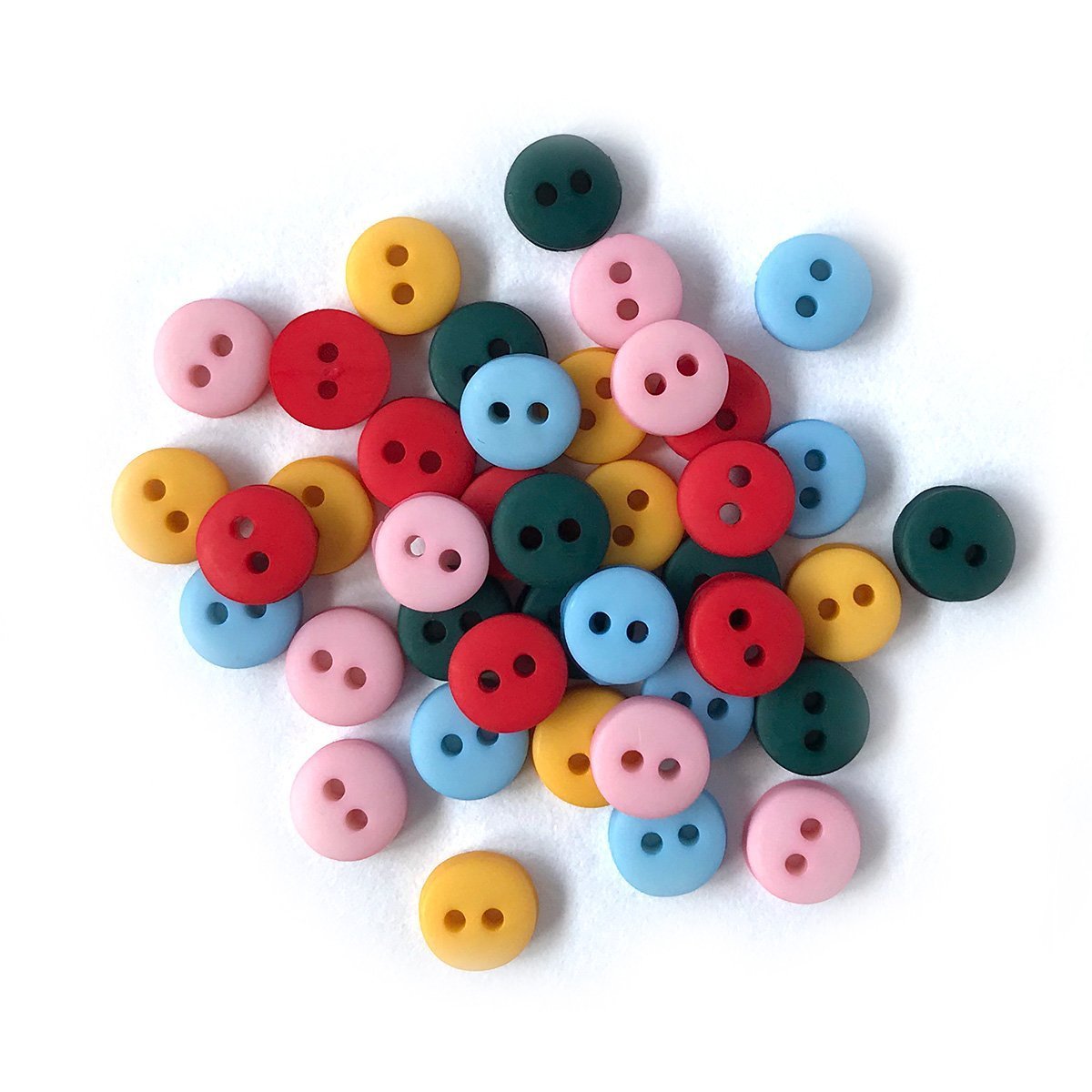 Shop FINGERINSPIRE 240Pcs 4 Colors Mini Metal Buttons 4mm Heart & Star &  Round Alloy Buttons Mini Tiny Buttons with Separate Compartment Box Small 2  Holes Buttons for Doll Clothes Bag DIY
