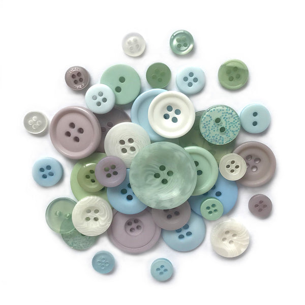 Buttons Galore GBX305 Grannys Button Box Chunky Seaside Buttons