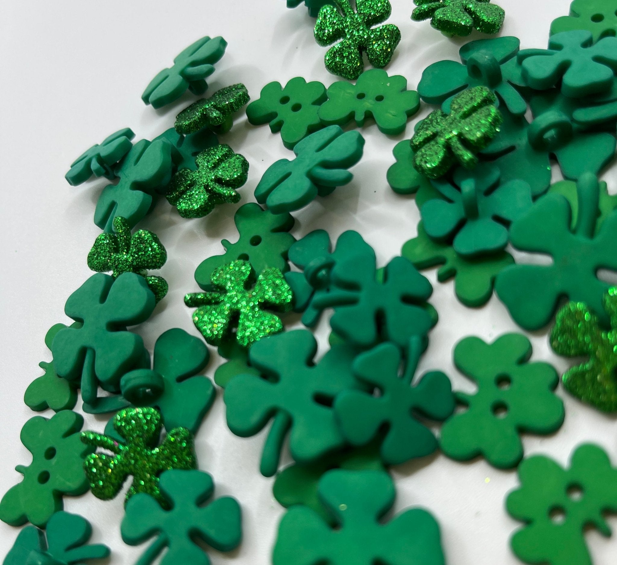 Shamrock Novelty Button Assortment - Buttons Galore and More