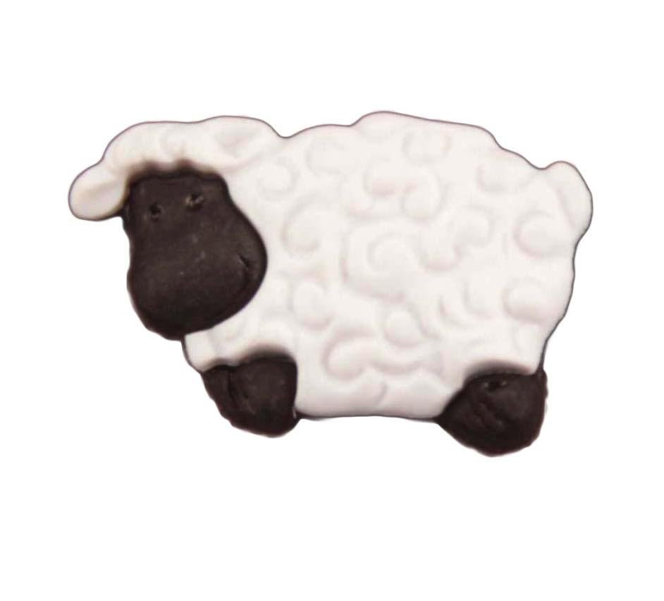 Sheep Shaped Buttons for Sewing | Animal Embellishments for Crafts ...