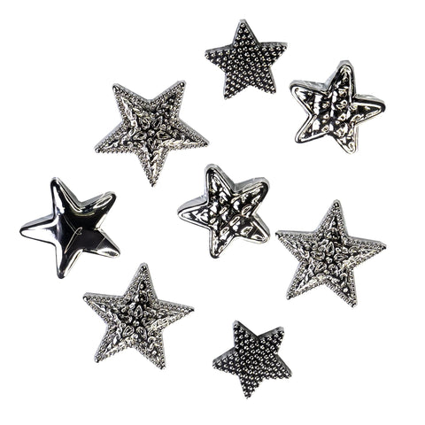 Silver Stars - Buttons Galore and More