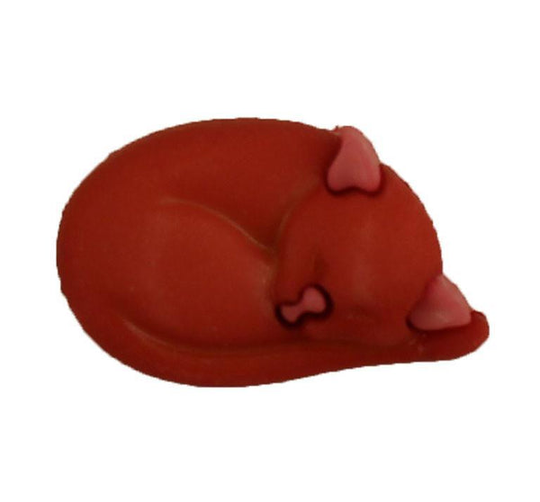 Sleeping Cat 3D Bulk Button - 9