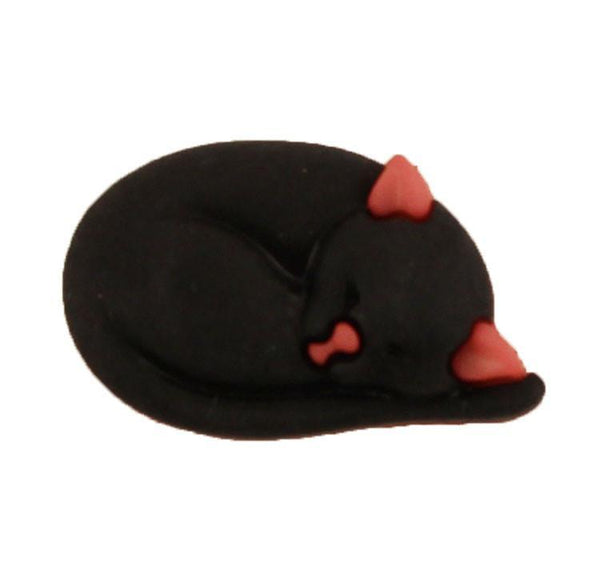 Sleeping Cat 3D Bulk Button - 2