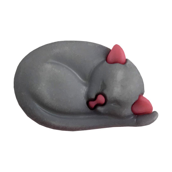Sleeping Cat 3D Bulk Button - 12