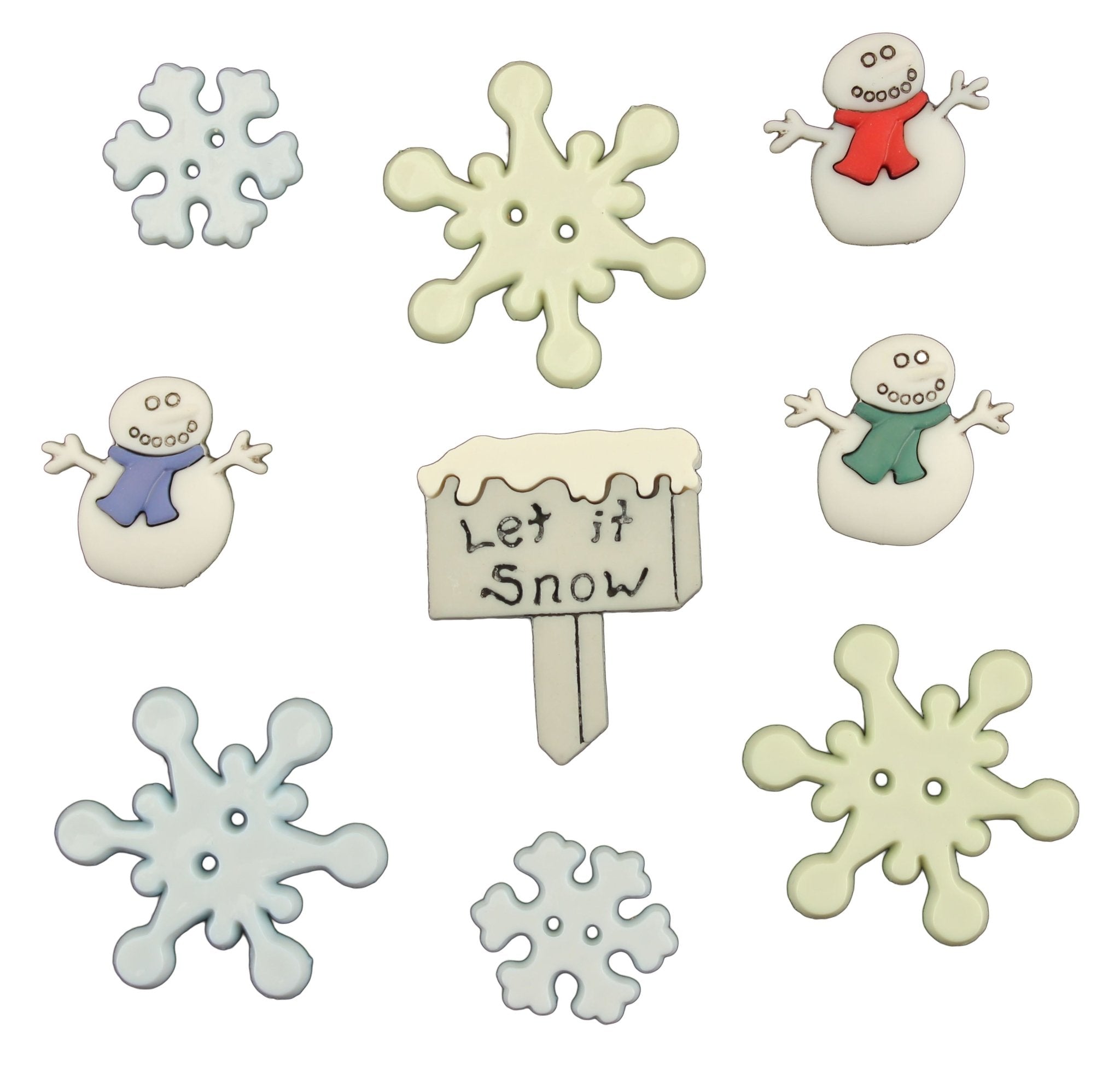 Snowman Bundle - Buttons Galore and More