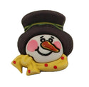 Snowman with Hat 3D Bulk Buttons - 3