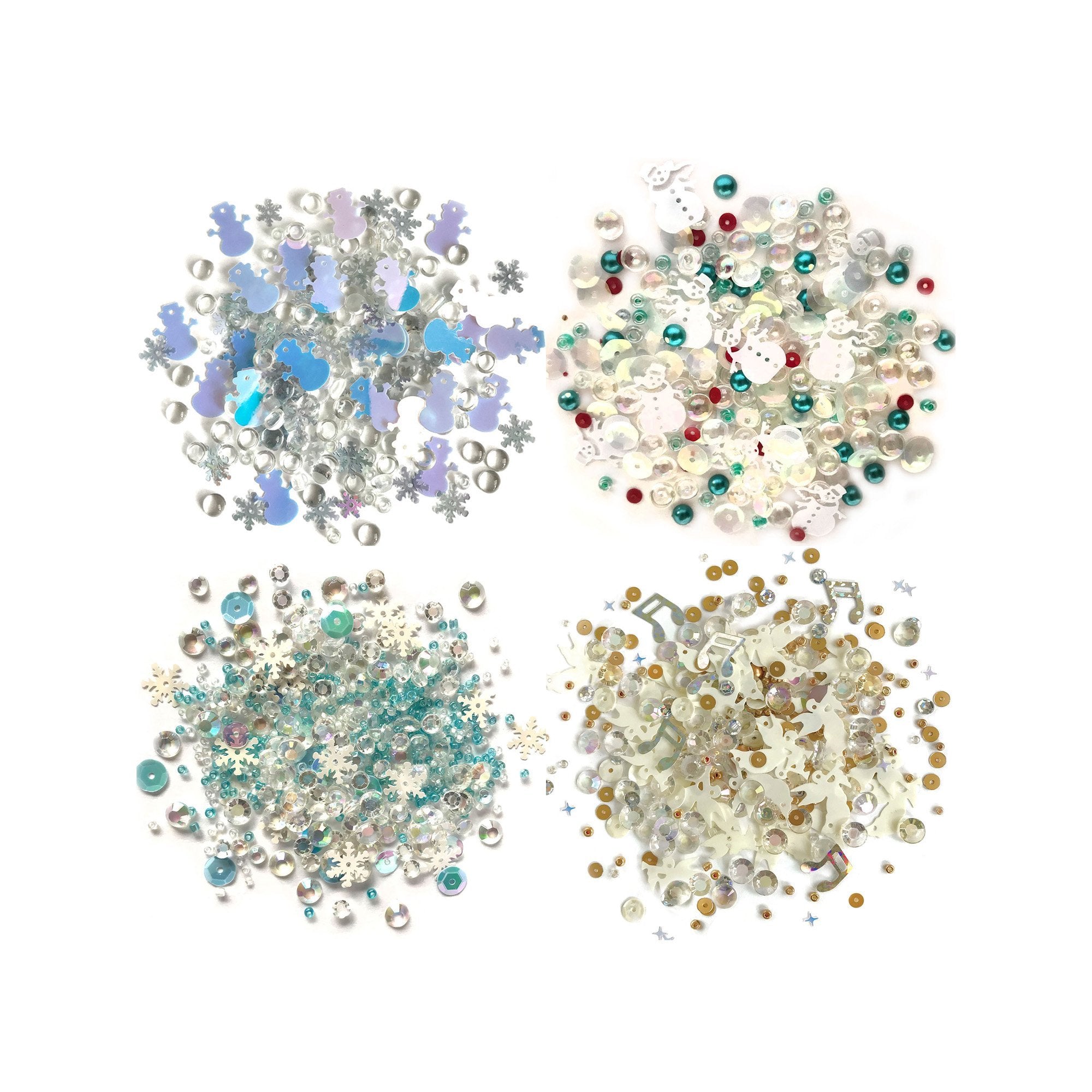 Sparkletz Group 3- Snow - Buttons Galore and More