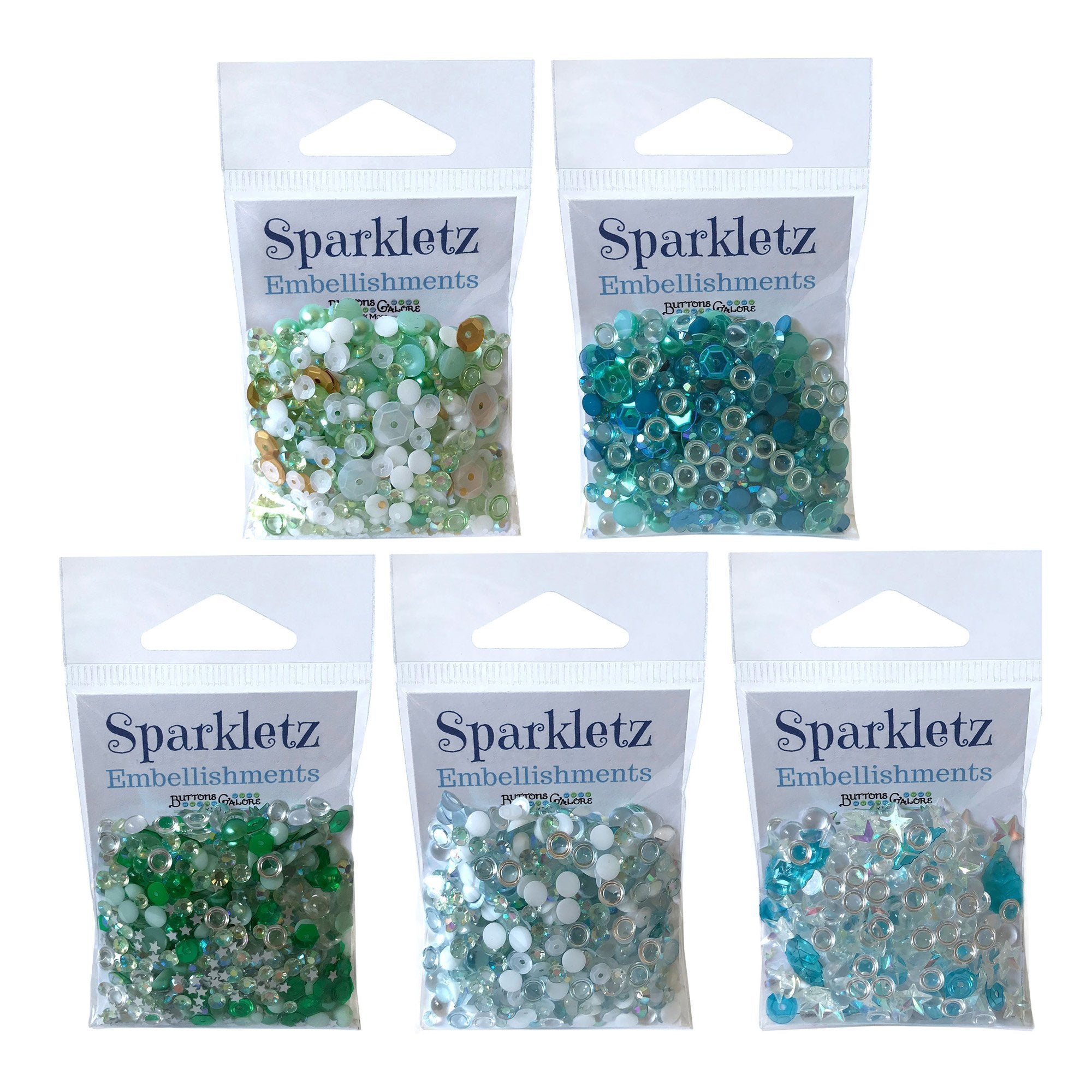 Sparkletz Group 6- Ocean - Buttons Galore and More