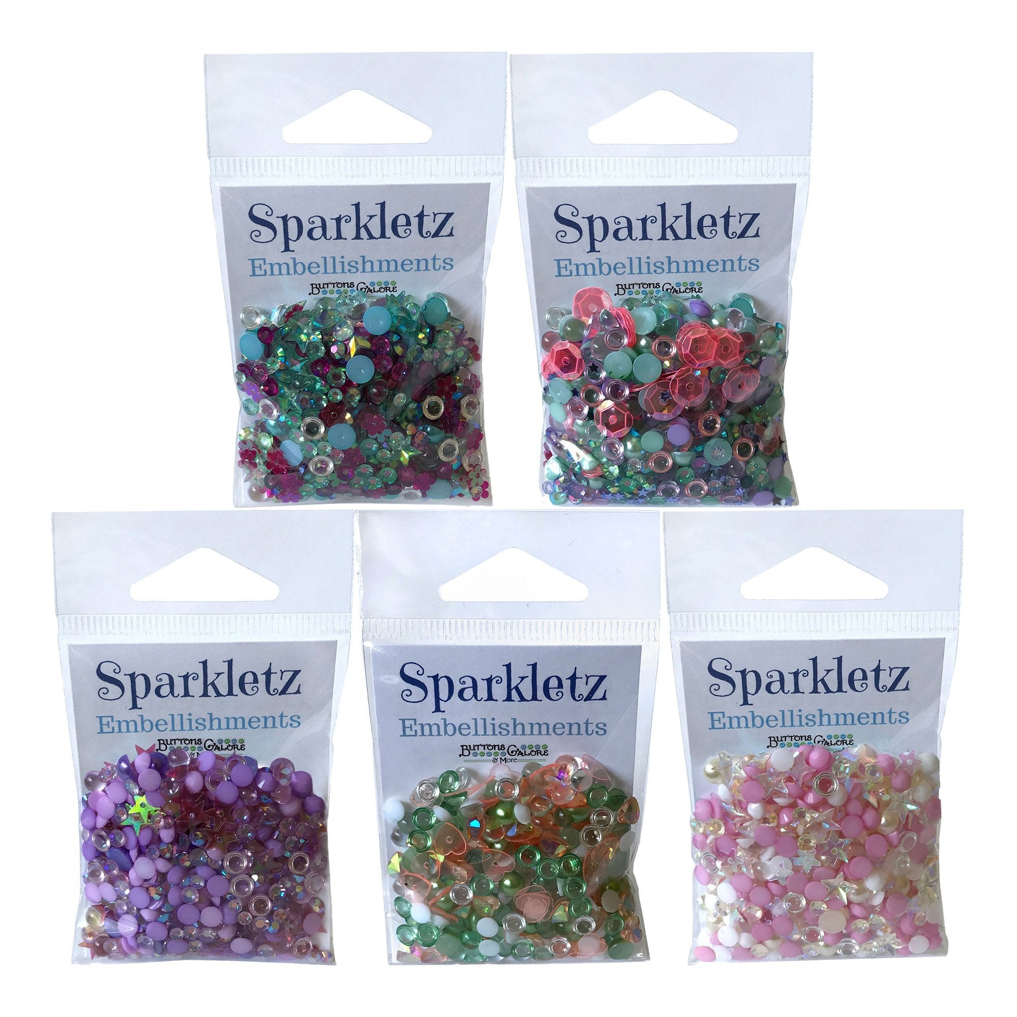 Sparkletz Group 7- Aloha - Buttons Galore and More