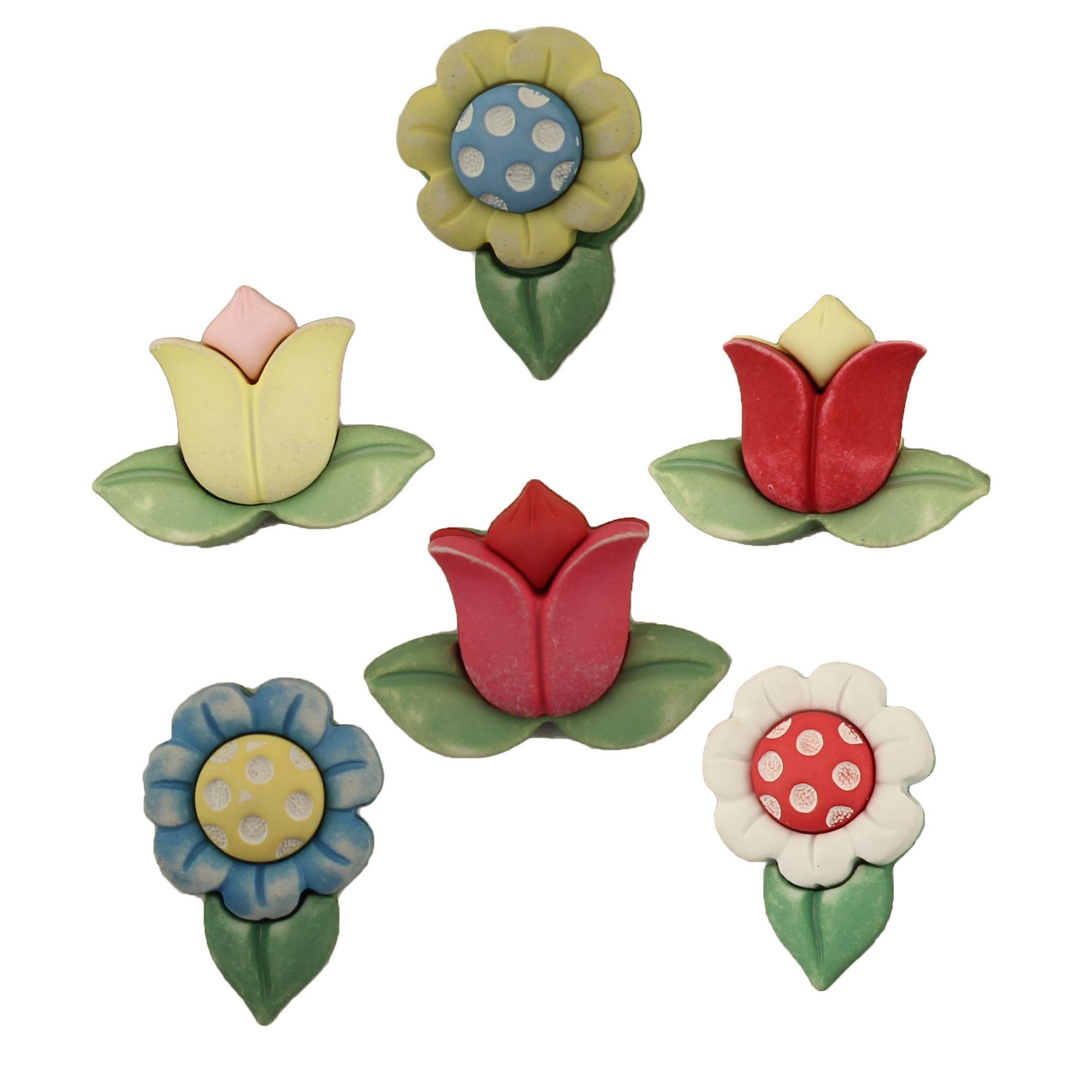 Spring Flowers-SF104 - Buttons Galore and More