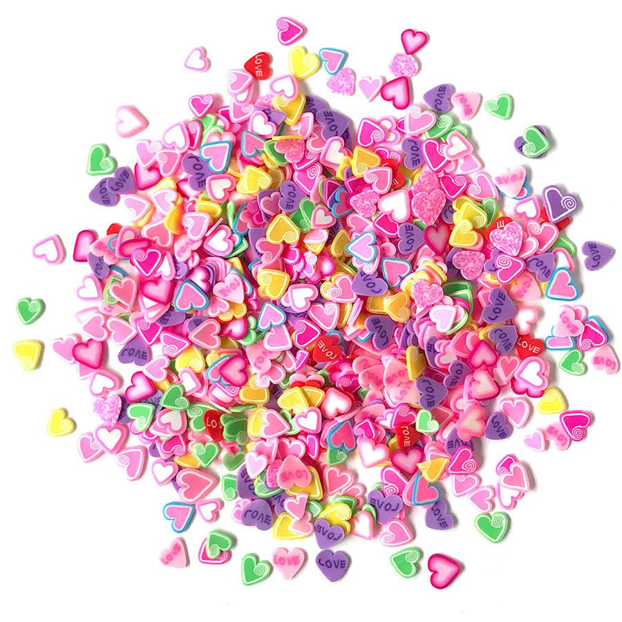 Sprinkletz Hearts Bundle - Buttons Galore and More