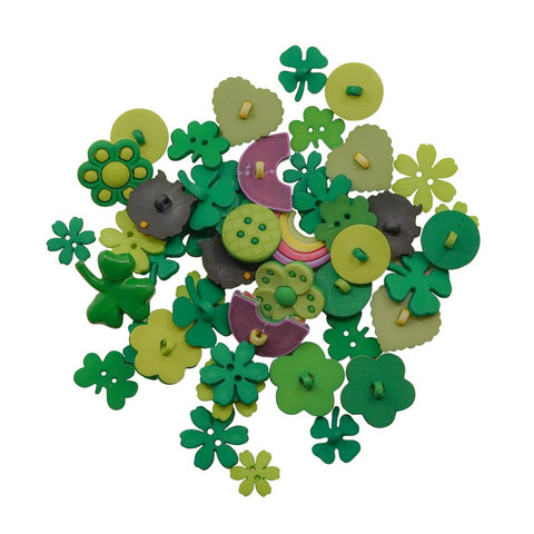 St. Patrick's Day Novelty Button Assortment - Buttons Galore and More