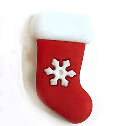Stocking with Snowflake - Buttons Galore and More