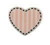 Striped Heart-- B1011 - Buttons Galore and More