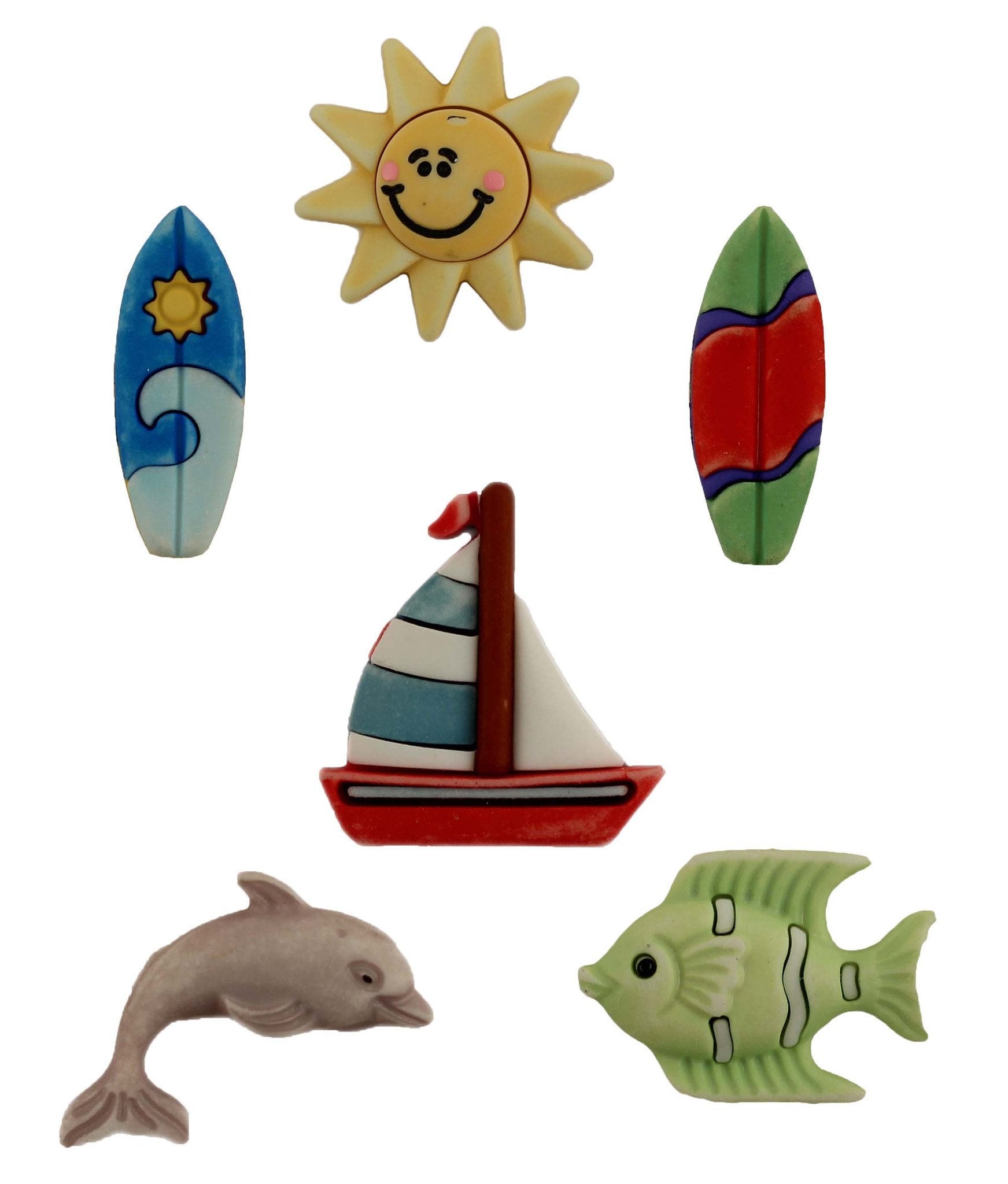 Surf's Up-FN109 - Buttons Galore and More