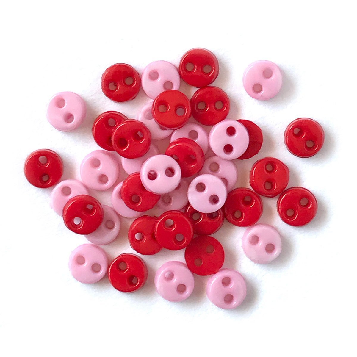 B079 Color Coated 5mm Flower Buttons Micro Mini Buttons Tiny Buttons D – i  Sew For Doll