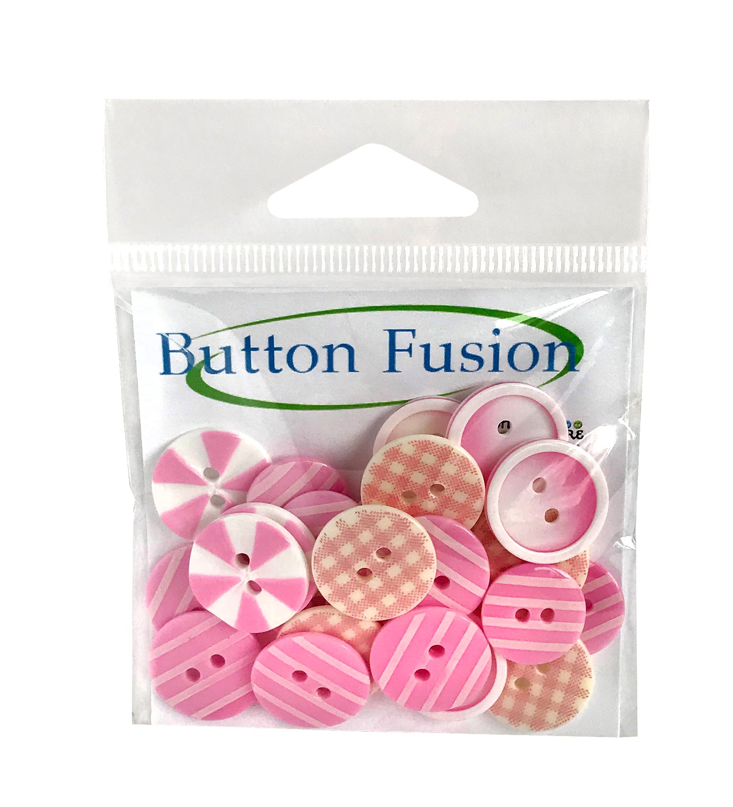 Pink Printed Buttons for Sewing and Crafts | Buttons Galore and More
